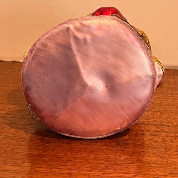 Mark Roberts Glass Ornament Santa with Magnifying Glass and Globe - Picture 7 of 7